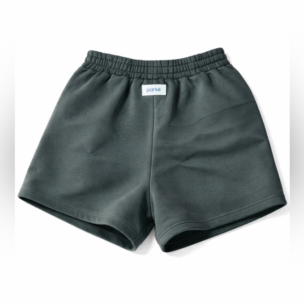 Parke Dark Green Fleece Shorts Size L XL NWOT